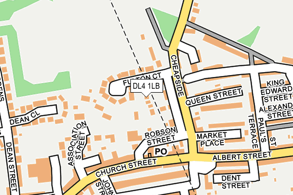 DL4 1LB map - OS OpenMap – Local (Ordnance Survey)