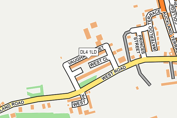 DL4 1LD map - OS OpenMap – Local (Ordnance Survey)