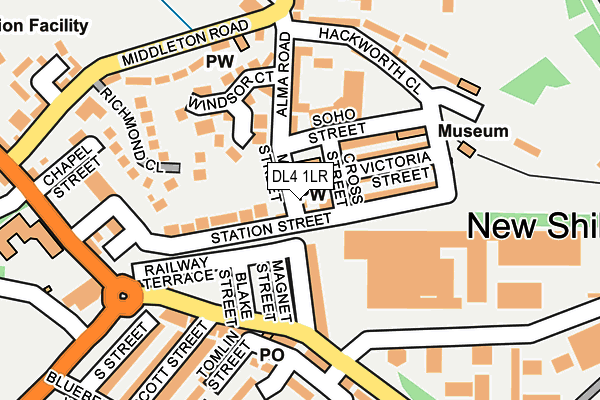 DL4 1LR map - OS OpenMap – Local (Ordnance Survey)