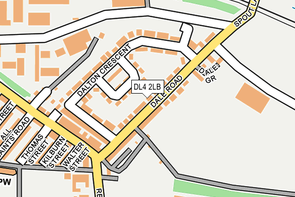 DL4 2LB map - OS OpenMap – Local (Ordnance Survey)