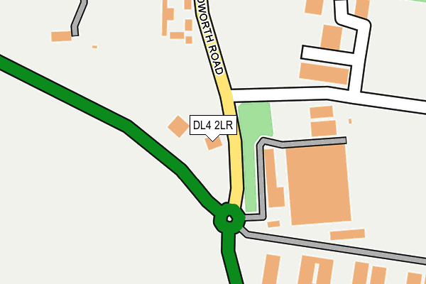 DL4 2LR map - OS OpenMap – Local (Ordnance Survey)