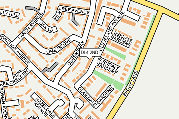 DL4 2ND map - OS OpenMap – Local (Ordnance Survey)