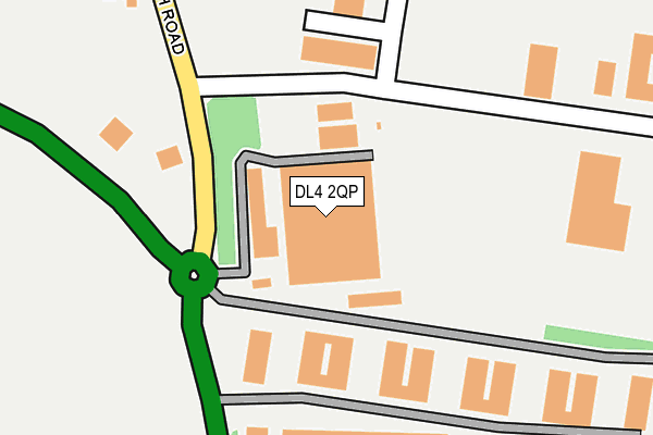 DL4 2QP map - OS OpenMap – Local (Ordnance Survey)