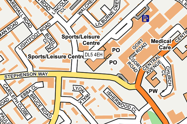 DL5 4EH map - OS OpenMap – Local (Ordnance Survey)