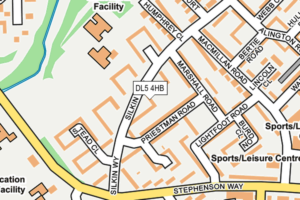 DL5 4HB map - OS OpenMap – Local (Ordnance Survey)