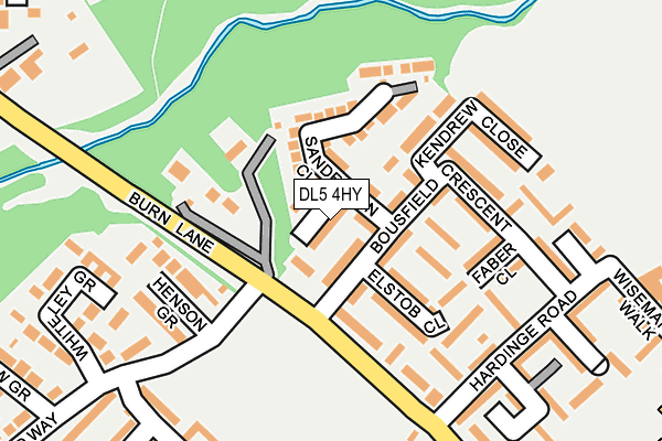 DL5 4HY map - OS OpenMap – Local (Ordnance Survey)