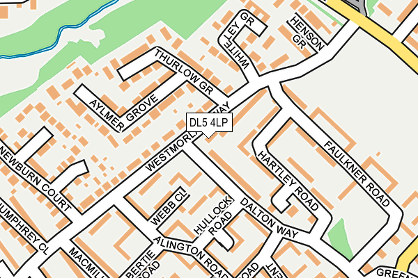 DL5 4LP map - OS OpenMap – Local (Ordnance Survey)
