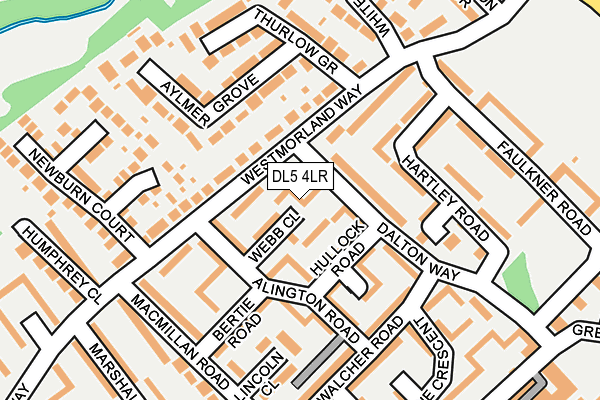DL5 4LR map - OS OpenMap – Local (Ordnance Survey)