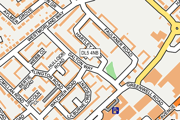 DL5 4NB map - OS OpenMap – Local (Ordnance Survey)
