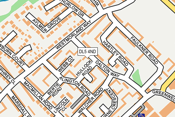 DL5 4ND map - OS OpenMap – Local (Ordnance Survey)