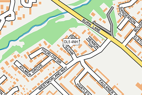 DL5 4NH map - OS OpenMap – Local (Ordnance Survey)