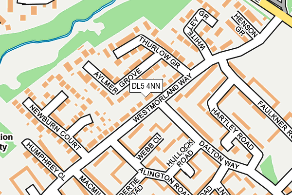 DL5 4NN map - OS OpenMap – Local (Ordnance Survey)