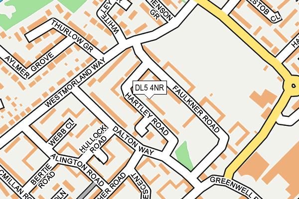 DL5 4NR map - OS OpenMap – Local (Ordnance Survey)