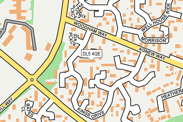 DL5 4QE map - OS OpenMap – Local (Ordnance Survey)