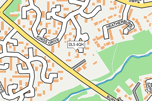 DL5 4QH map - OS OpenMap – Local (Ordnance Survey)