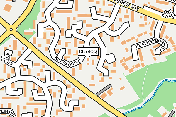 DL5 4QQ map - OS OpenMap – Local (Ordnance Survey)