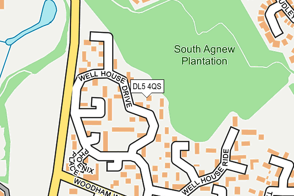 DL5 4QS map - OS OpenMap – Local (Ordnance Survey)