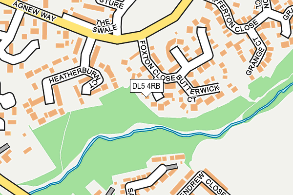 DL5 4RB map - OS OpenMap – Local (Ordnance Survey)
