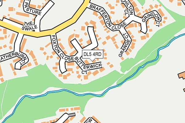 DL5 4RD map - OS OpenMap – Local (Ordnance Survey)