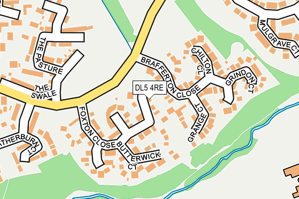 DL5 4RE map - OS OpenMap – Local (Ordnance Survey)