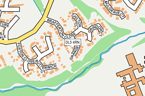DL5 4RN map - OS OpenMap – Local (Ordnance Survey)