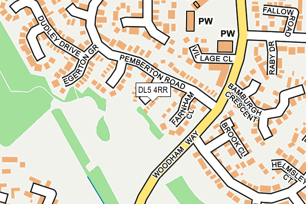 DL5 4RR map - OS OpenMap – Local (Ordnance Survey)
