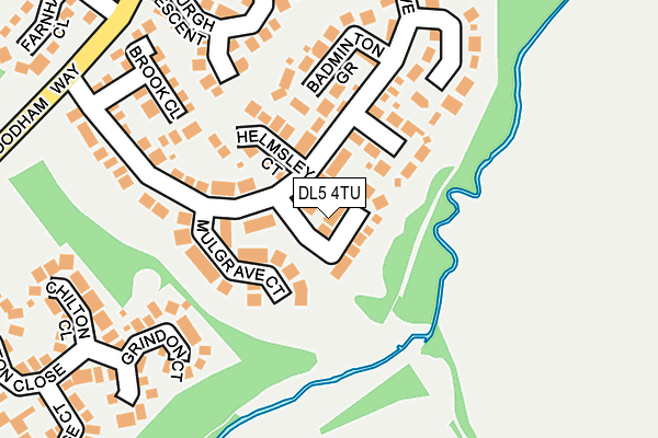 DL5 4TU map - OS OpenMap – Local (Ordnance Survey)