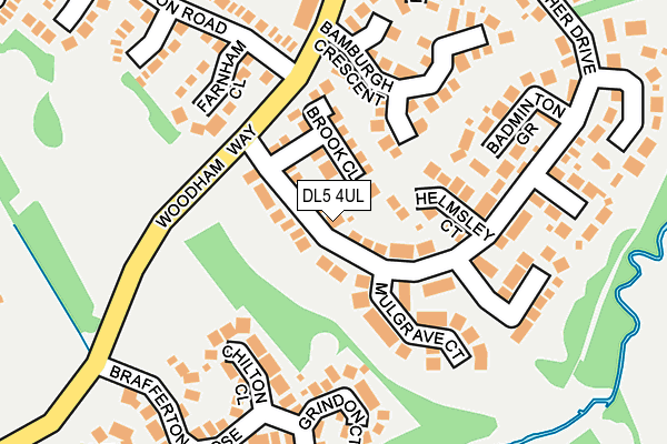 DL5 4UL map - OS OpenMap – Local (Ordnance Survey)
