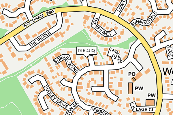 DL5 4UQ map - OS OpenMap – Local (Ordnance Survey)