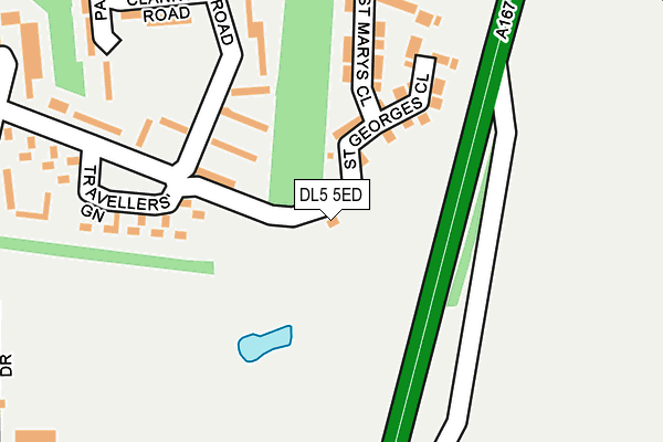 DL5 5ED map - OS OpenMap – Local (Ordnance Survey)