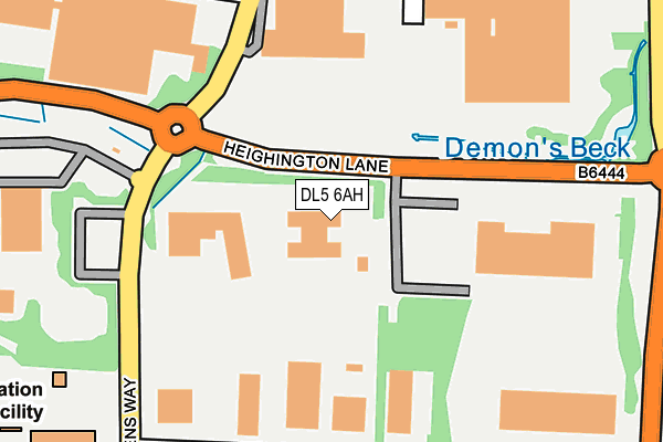 Map of DANESMOOR GROUP LIMITED at local scale