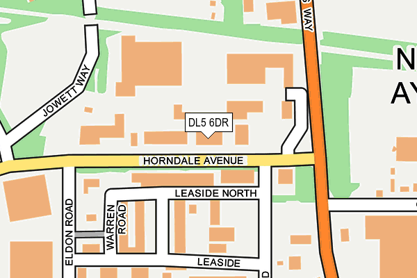 DL5 6DR map - OS OpenMap – Local (Ordnance Survey)