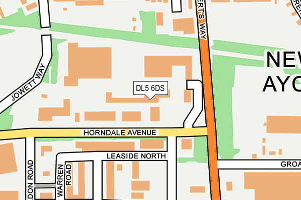 DL5 6DS map - OS OpenMap – Local (Ordnance Survey)