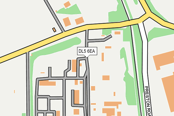 DL5 6EA map - OS OpenMap – Local (Ordnance Survey)
