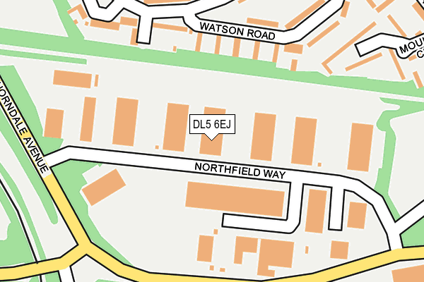 DL5 6EJ map - OS OpenMap – Local (Ordnance Survey)