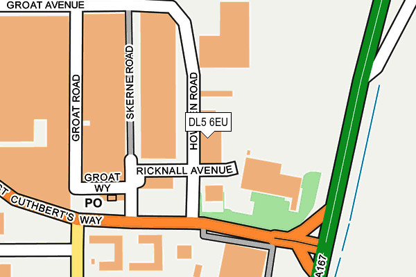 DL5 6EU map - OS OpenMap – Local (Ordnance Survey)