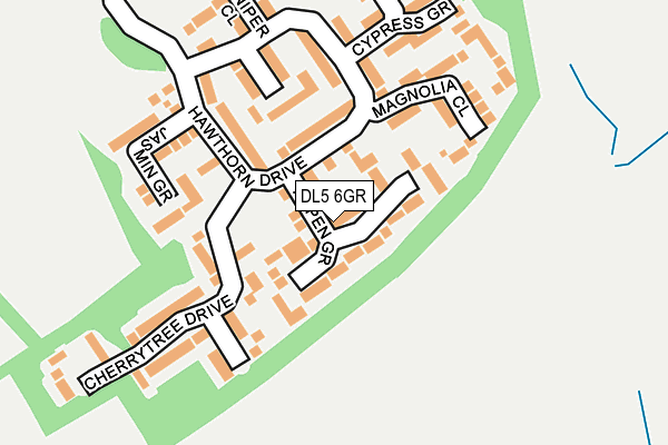 DL5 6GR map - OS OpenMap – Local (Ordnance Survey)