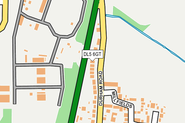 DL5 6GT map - OS OpenMap – Local (Ordnance Survey)