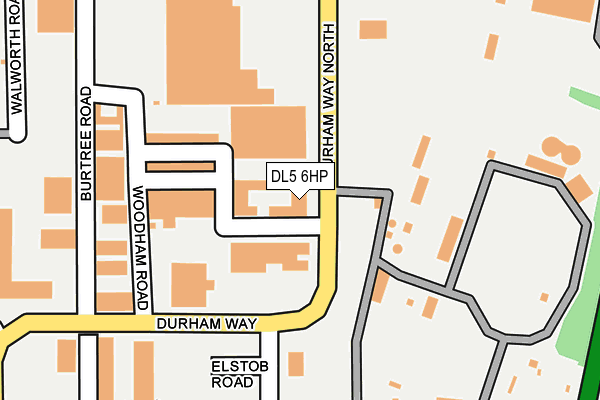 DL5 6HP map - OS OpenMap – Local (Ordnance Survey)