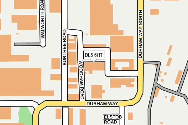 DL5 6HT map - OS OpenMap – Local (Ordnance Survey)