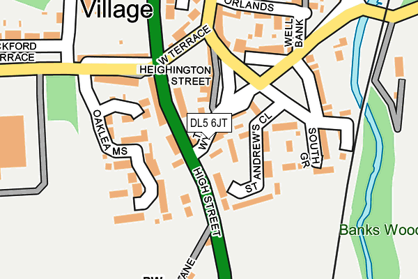 DL5 6JT map - OS OpenMap – Local (Ordnance Survey)