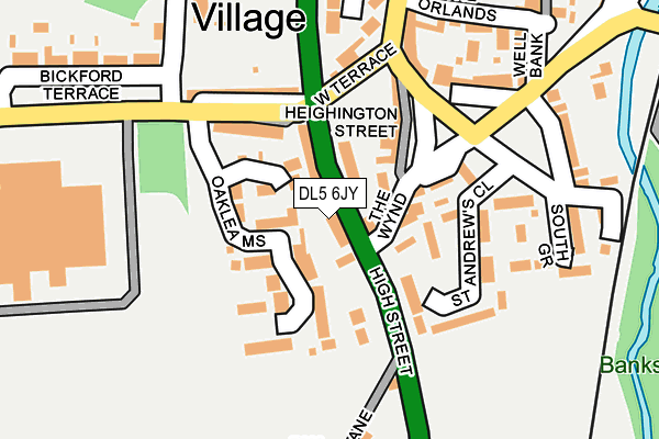 DL5 6JY map - OS OpenMap – Local (Ordnance Survey)