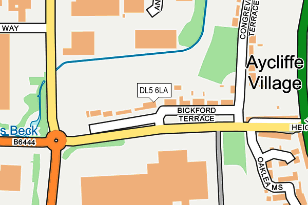 DL5 6LA map - OS OpenMap – Local (Ordnance Survey)