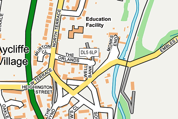 DL5 6LP map - OS OpenMap – Local (Ordnance Survey)