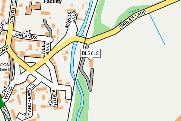 DL5 6LS map - OS OpenMap – Local (Ordnance Survey)