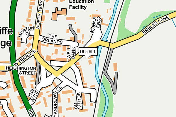 DL5 6LT map - OS OpenMap – Local (Ordnance Survey)