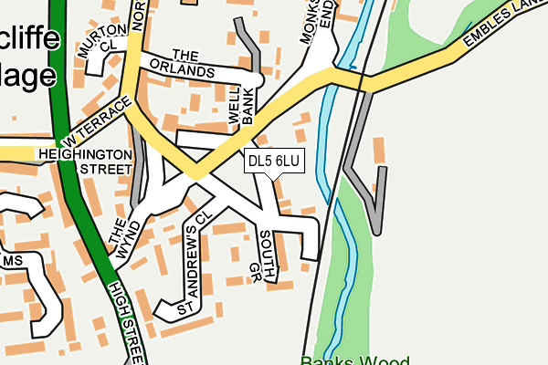 DL5 6LU map - OS OpenMap – Local (Ordnance Survey)