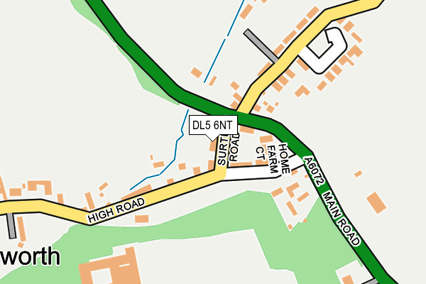 DL5 6NT map - OS OpenMap – Local (Ordnance Survey)