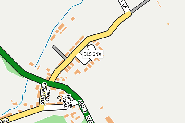 DL5 6NX map - OS OpenMap – Local (Ordnance Survey)