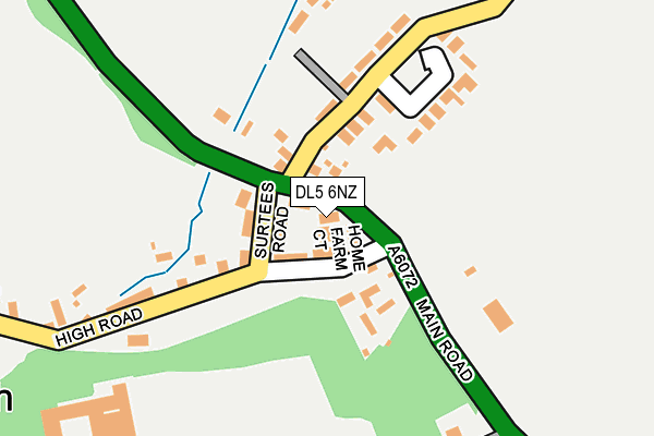 DL5 6NZ map - OS OpenMap – Local (Ordnance Survey)